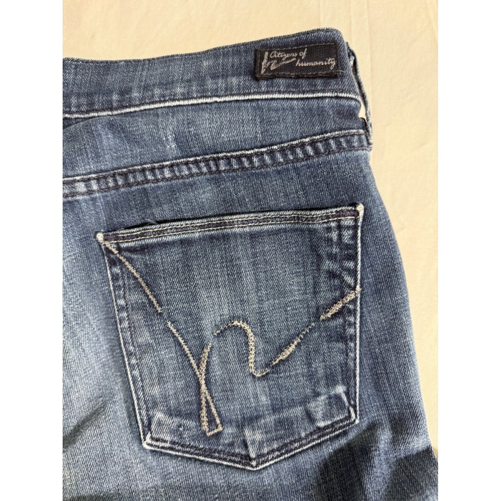 Citizens of Humanity Amber High Rise Bootcut Jeans Blue Stretch Womens Size 27 - Picture 10 of 15
